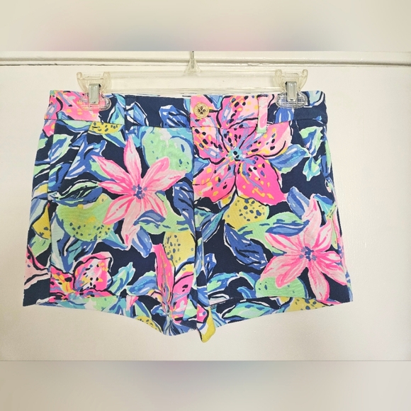 Lilly Pulitzer callahan stretch Shorts sz 0 - Picture 1 of 6